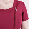 Bluza medicala Lotus Flex, stretch, visiniu, TRS-NP11