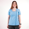 Bluza medicala Lotus Flex, stretch, albastru ciel, TRS-NP11
