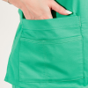 Bluza medicala Lotus Flex, stretch, verde chirurgical deschis, CVC-NP3