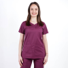 Bluza medicala Lotus Flex, stretch, wine, CVC-NP3