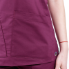 Bluza medicala Lotus Flex, stretch, wine, CVC-NP3