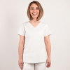Costum medical Lotus Flex, stretch, alb, CVC-NP4 CVC-SP2