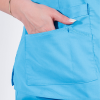 Costum medical Lotus Flex, stretch, albastru deschis, CVC-NP1 CVC-SP2