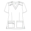 Costum medical Lotus Flex, stretch, albastru deschis, CVC-NP1 CVC-SP2