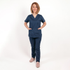 Costum medical Lotus Flex, stretch, bleumarin, CVC-NP1 CVC-SP2