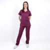 Costum medical Lotus Flex, stretch, wine, CVC-NP3 CVC-SP2
