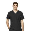 Bluza uniforma medicala, W123, 6355-BLAC