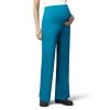 Pantaloni uniforma medicala, maternitate, WonderWork, 545-TEAL