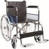 Fotoliu cu rotile, pliabil, 100 kg, suport picioare fix  KY809-46