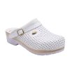 Saboti Scholl Clog Supercomfort Alb  40