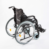 Carucior handicap STEELMAN START cu roti pneumatice, pliabil cu detasare rapida a rotilor Ortomobil 040202 48