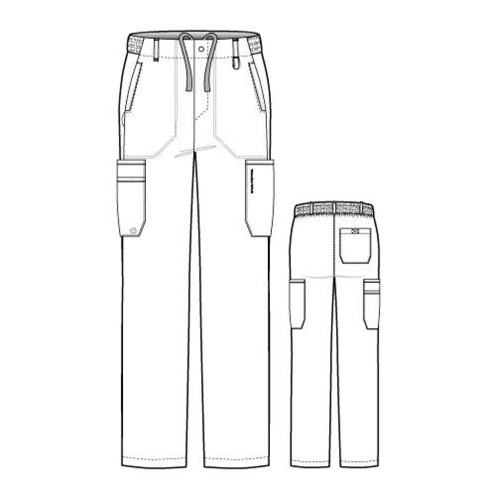 Pantaloni uniforma medicala, WonderWink PRO, 5619-ROYA