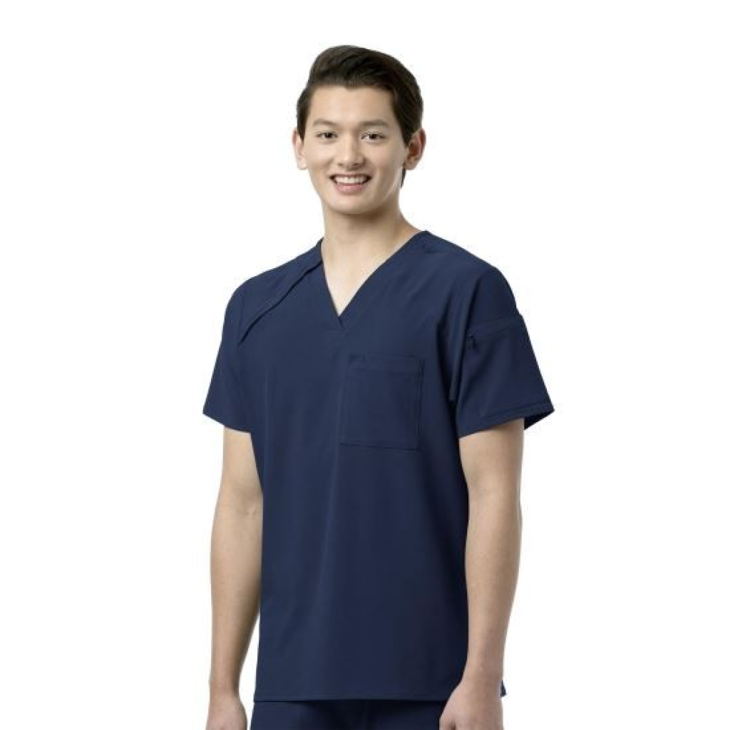 Bluza uniforma medicala, WonderWink Renew, 6034-NAVY L