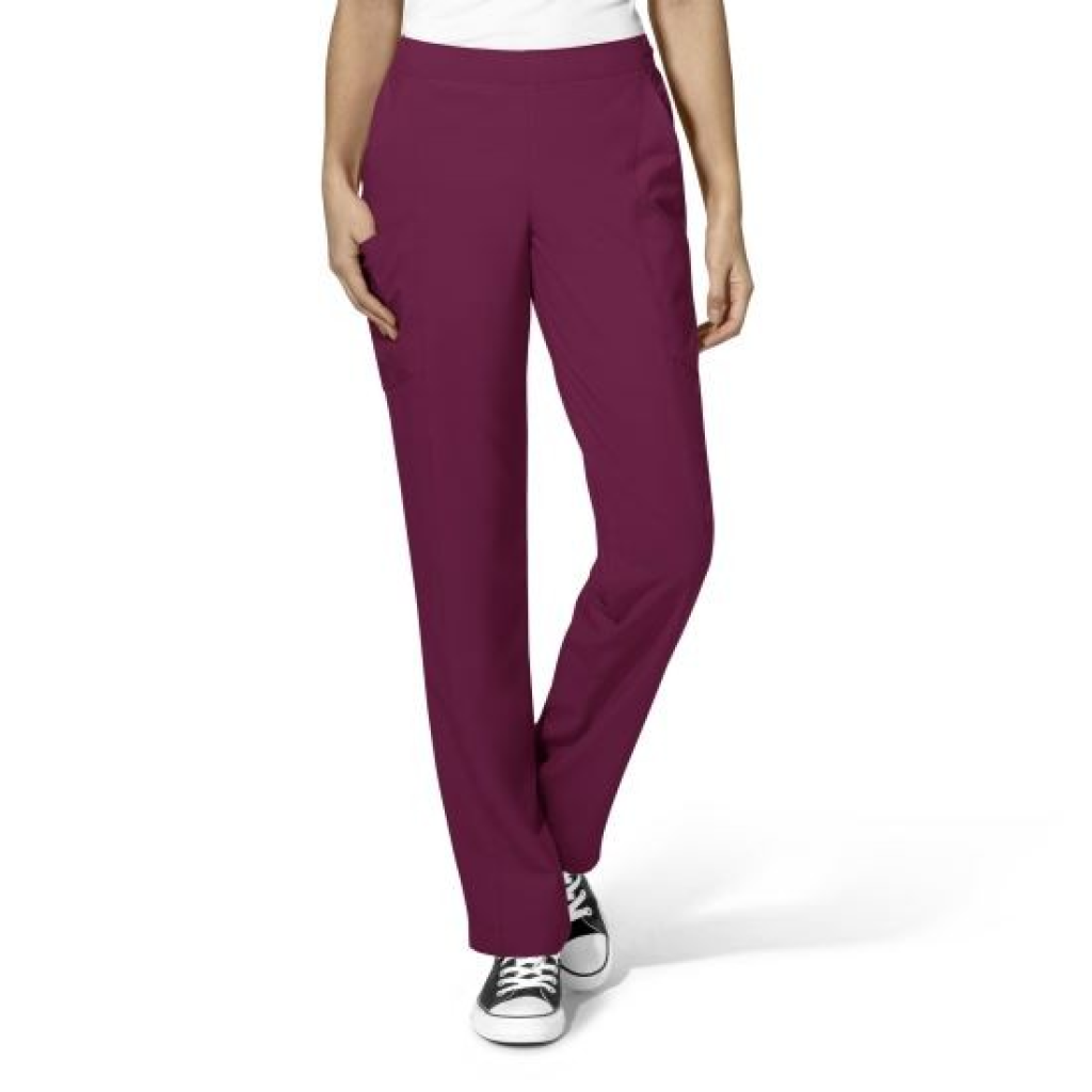 Pantaloni uniforma medicala, W123, 5155-WINE