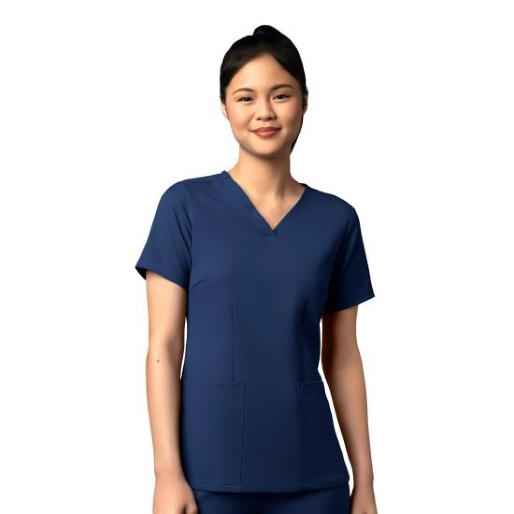 Bluza uniforma medicala, WonderWink Thrive, 6122-NAVY