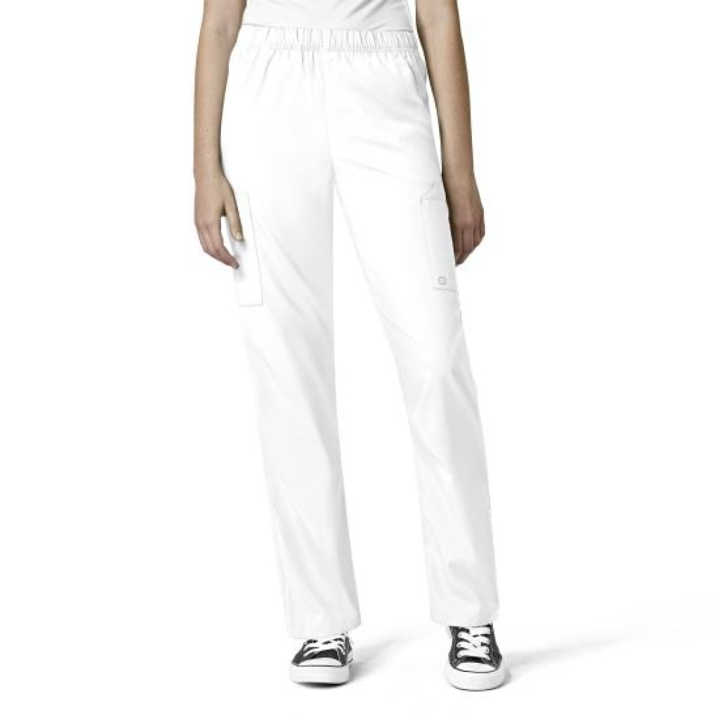 Pantaloni unisex uniforma medicala, W123, 5855-WHIT