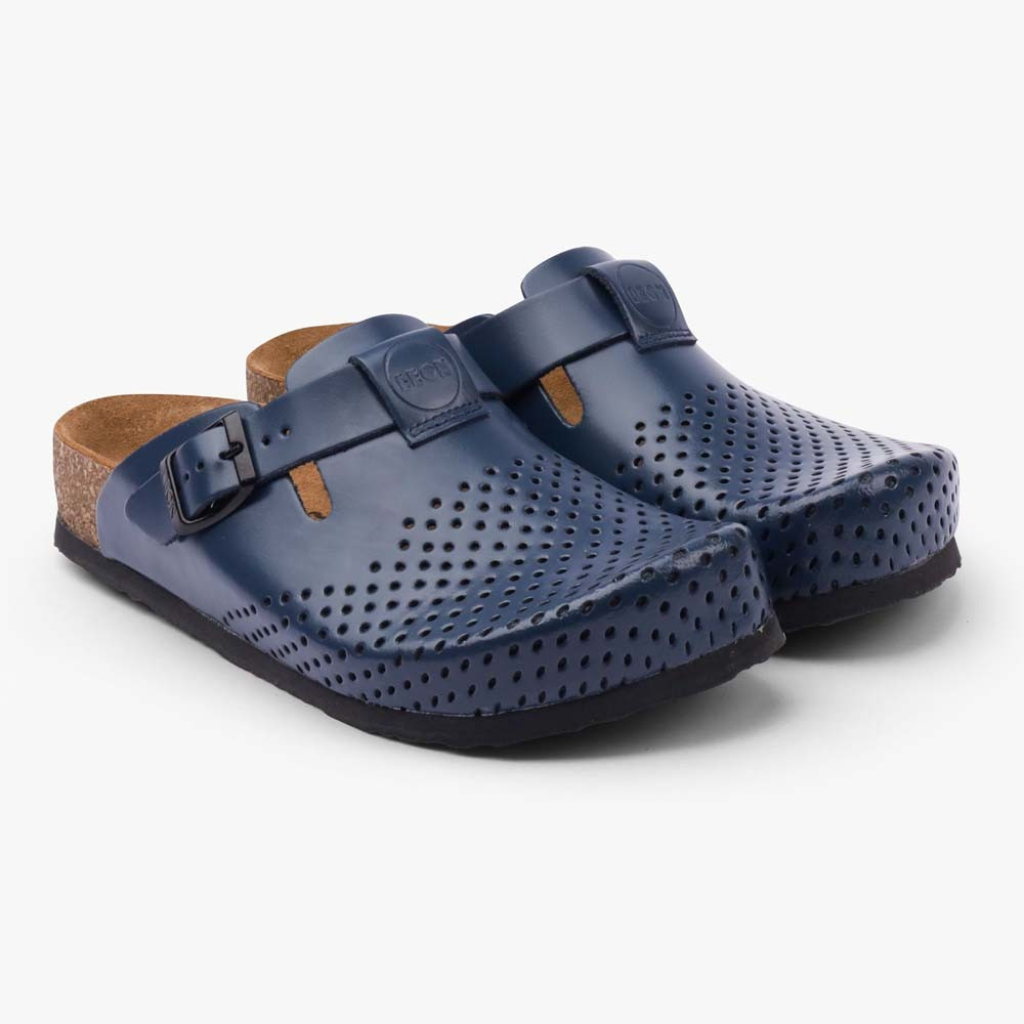 Saboti medicali Leon 4250, de dama, din piele, bleumarin 35