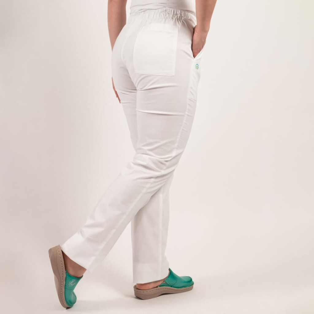 Costum medical Lotus Flex, stretch, alb, CVC-NP4 CVC-SP2