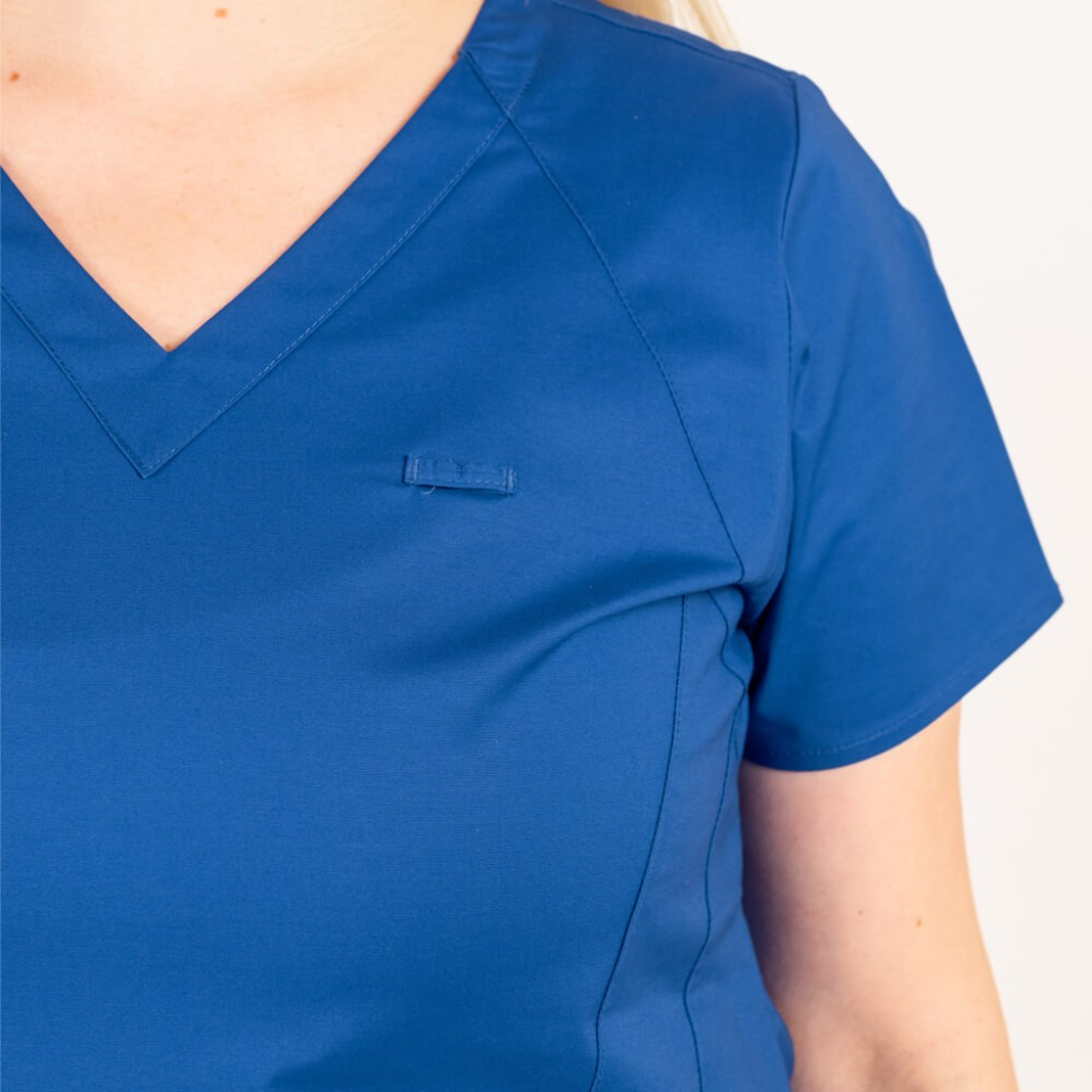 Costum medical Lotus Flex, stretch, albastru royal, CVC-NP4 CVC-SP2