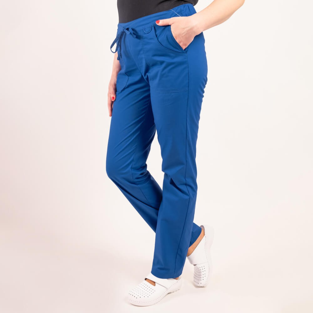 Costum medical Lotus Flex, stretch, albastru royal, CVC-NP4 CVC-SP2