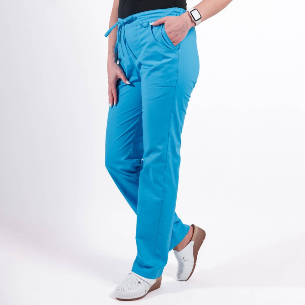 Costum medical Lotus Flex, stretch, albastru deschis, CVC-NP1 CVC-SP2