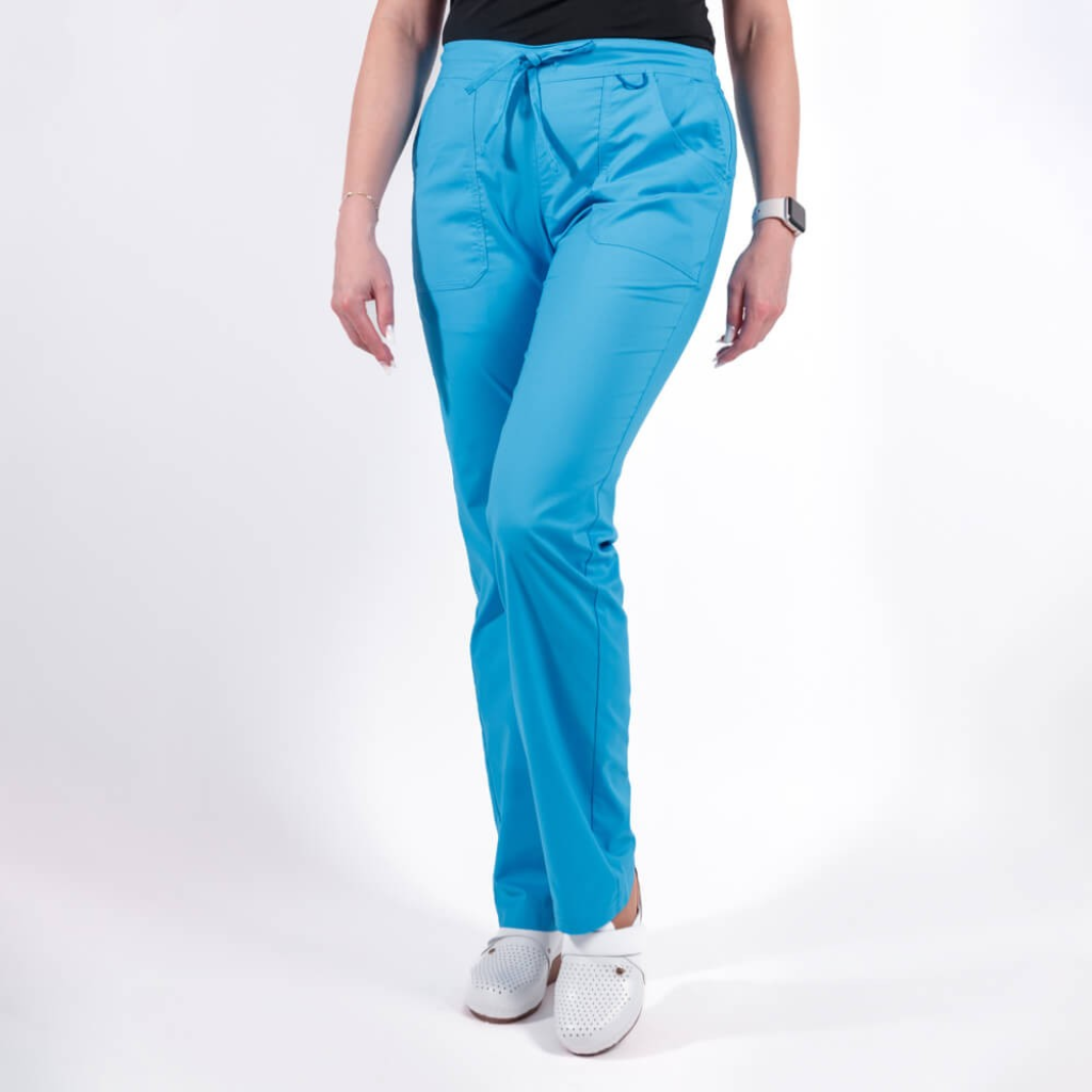 Costum medical Lotus Flex, stretch, albastru deschis, CVC-NP1 CVC-SP2