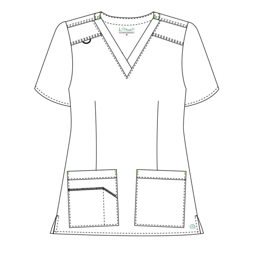 Costum medical Lotus Flex, stretch, albastru deschis, CVC-NP1 CVC-SP2