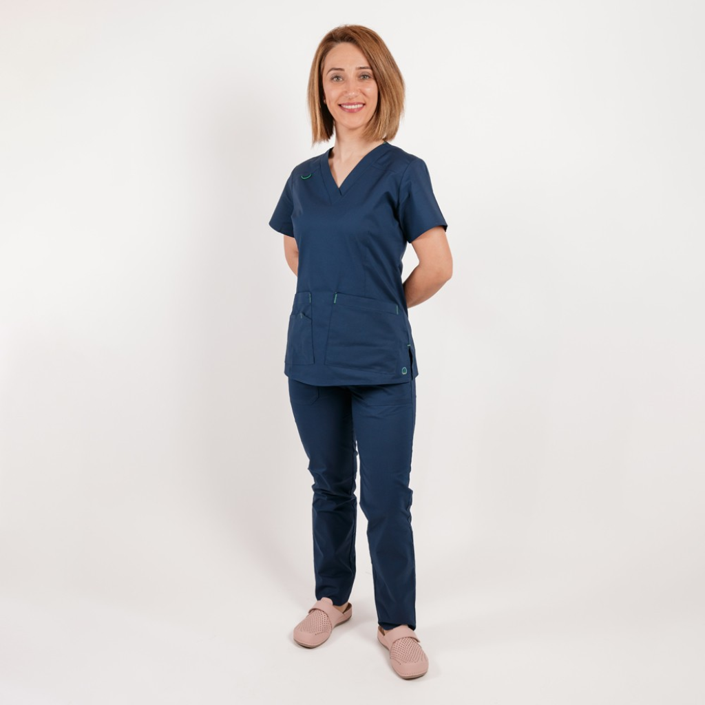 Costum medical Lotus Flex, stretch, bleumarin, CVC-NP1 CVC-SP2