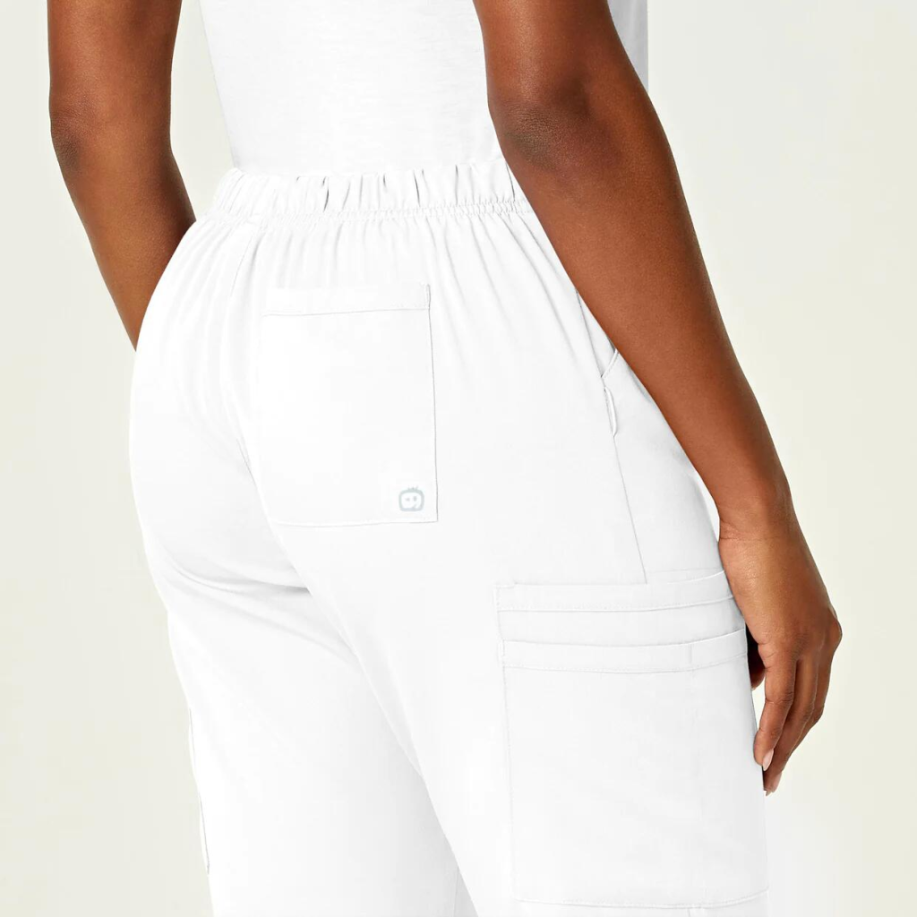 Pantaloni uniforma medicala, WonderWink PRO, 5319-WHIT