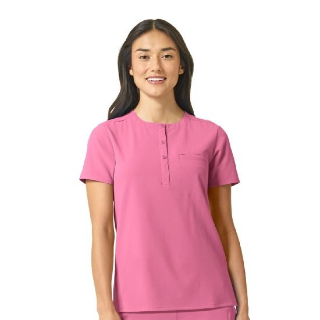 Bluza uniforma medicala, WonderWink Renew, 6434-ROSE