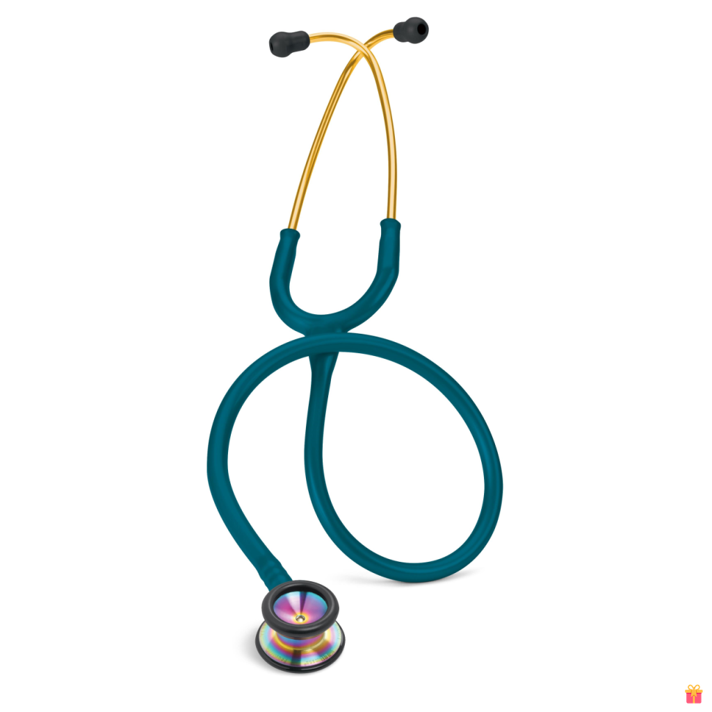 Stetoscop Littmann Classic II Pediatric Albastru Caraibe capsula curcubeu 2153