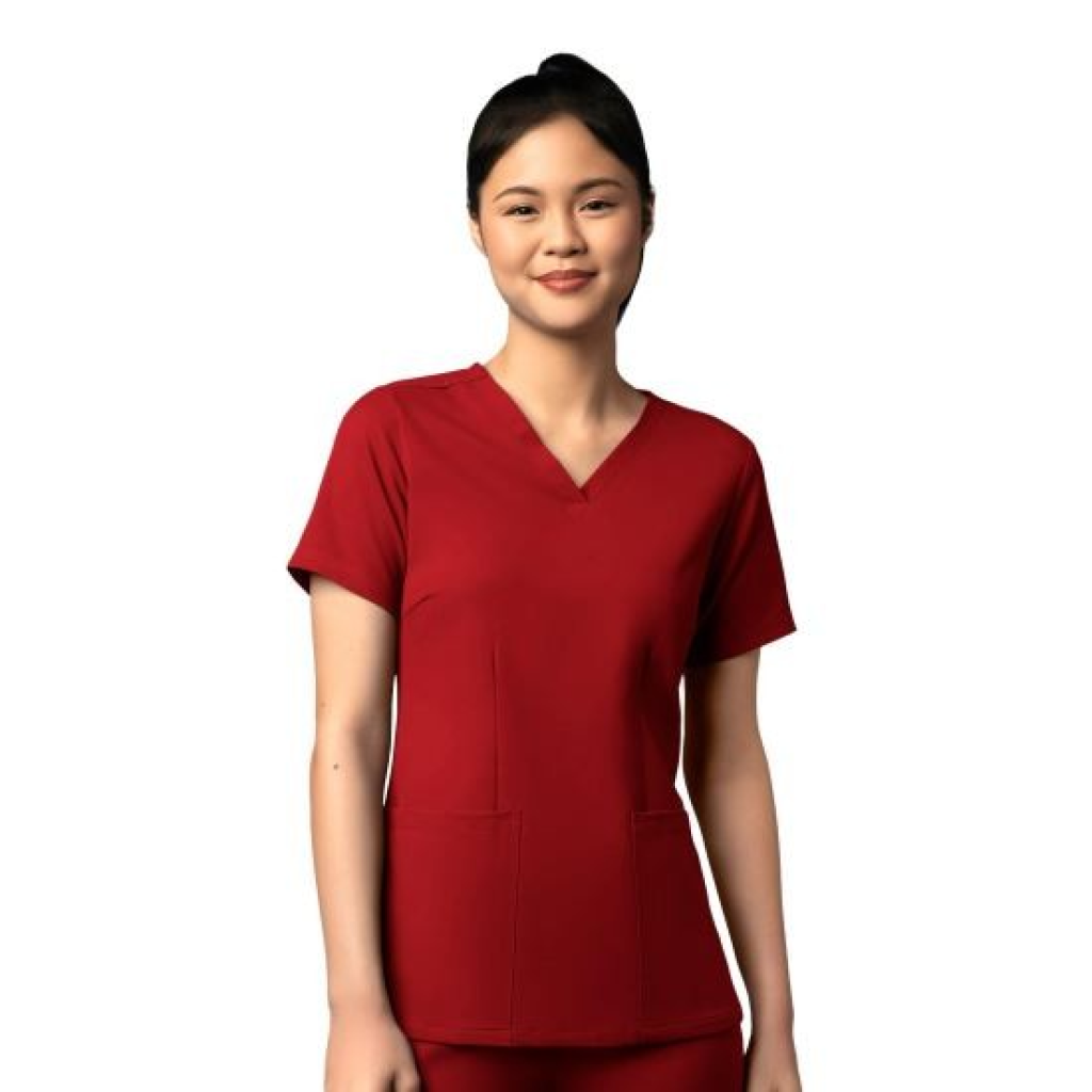 Bluza uniforma medicala, WonderWink Thrive, 6122-BURG