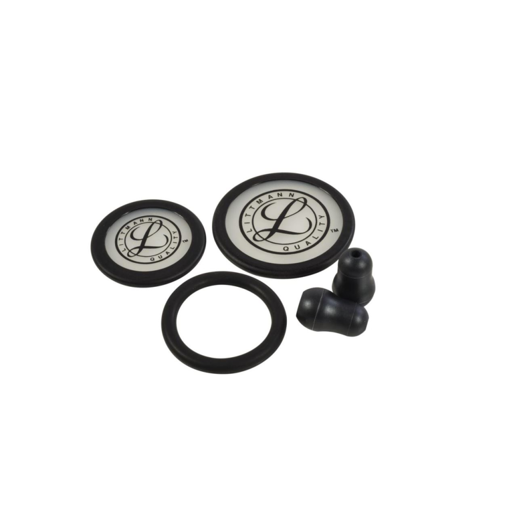 Kit piese schimb pentru Stetoscop Littmann Classic III si Cardiology IV, negru, 40016