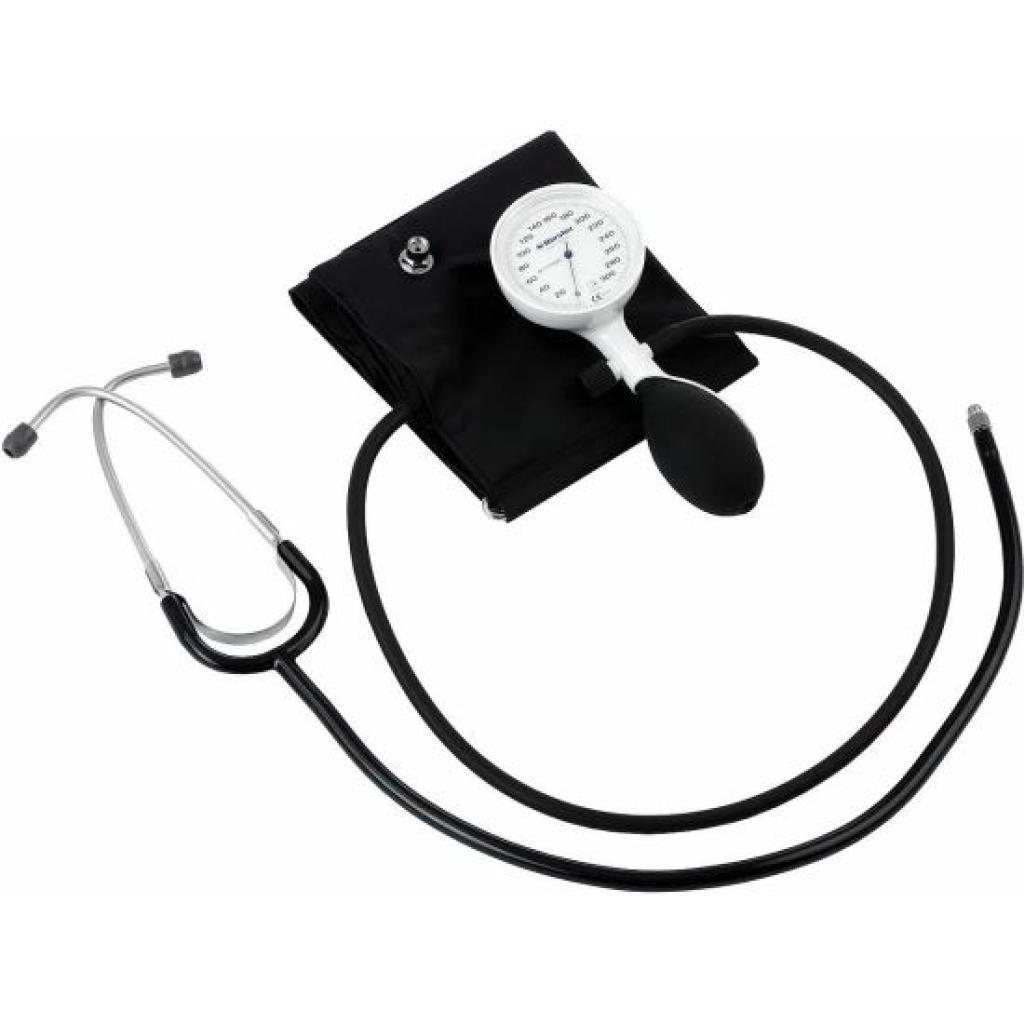 Tensiometru E-Mega alb cu stetoscop, Riester, manseta obez 1370-142