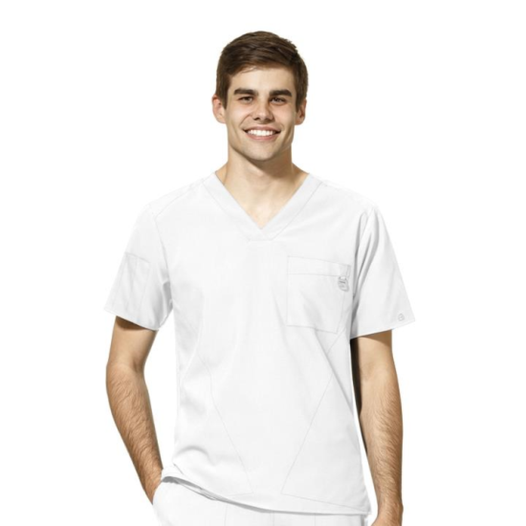 Bluza uniforma medicala, W123, 6355-WHIT