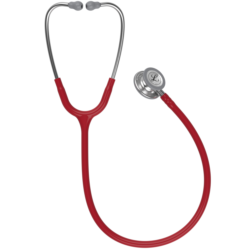 Stetoscop 3M Littmann Classic III Rosu Burgundia 5627 privire de ansamblu