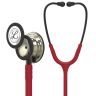 Pachet student - Stetoscop Littmann Classic III Burgundy cu capsula sampanie 5864 + Borseta Plum