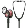 Pachet student - Stetoscop Littmann Classic III Negru cu capsula curcubeu 5870 + Borseta verde lime